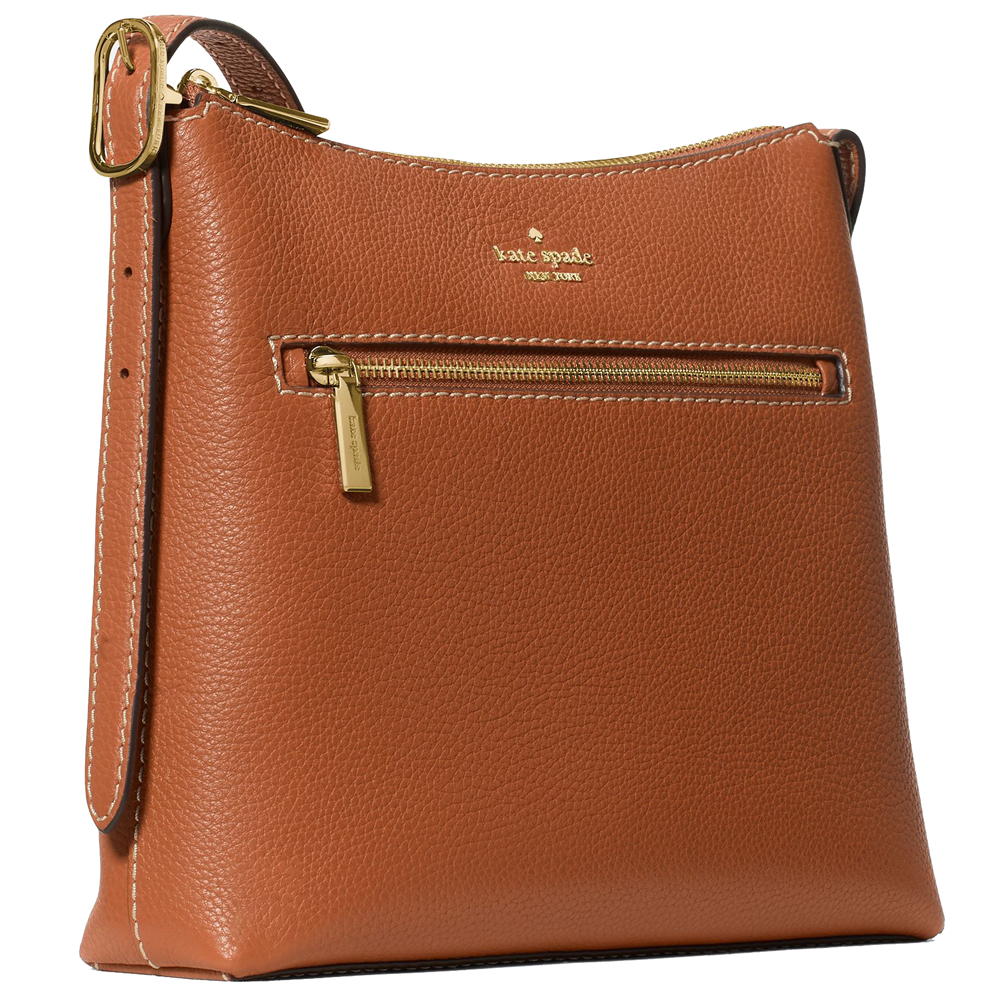 Kate Spade 454 Large Swingpack Buckle Crossbody Warm Gingerbread # KM716