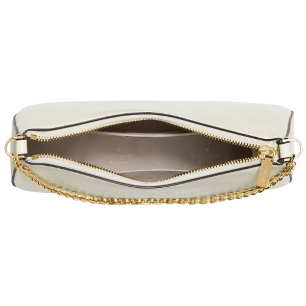 Kate Spade Margot Textured Patent Leather Convertible Crossbody Meringue # KN249