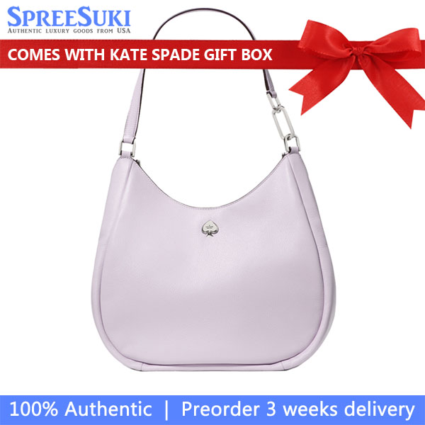 Kate Spade Kayla Large Triple Compartment Shoulder Bag Light Frozen Lilac # KL804
