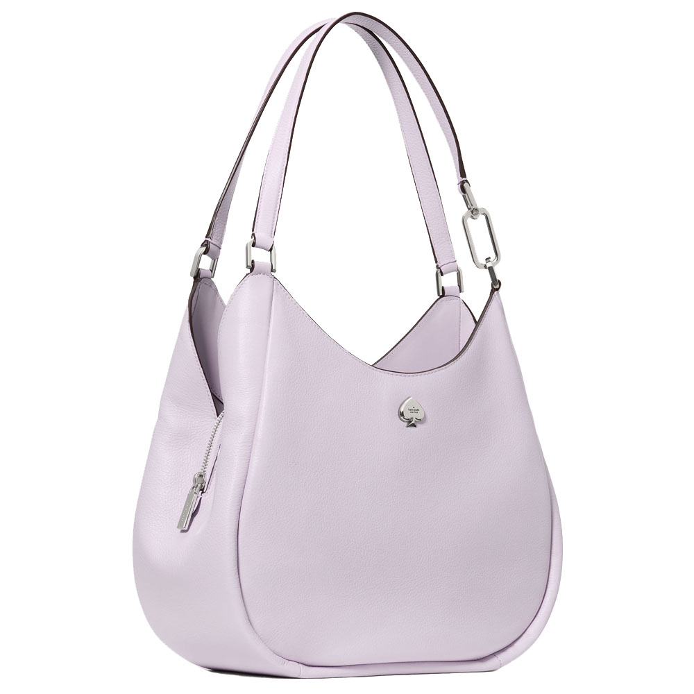 Kate Spade Kayla Large Triple Compartment Shoulder Bag Light Frozen Lilac # KL804