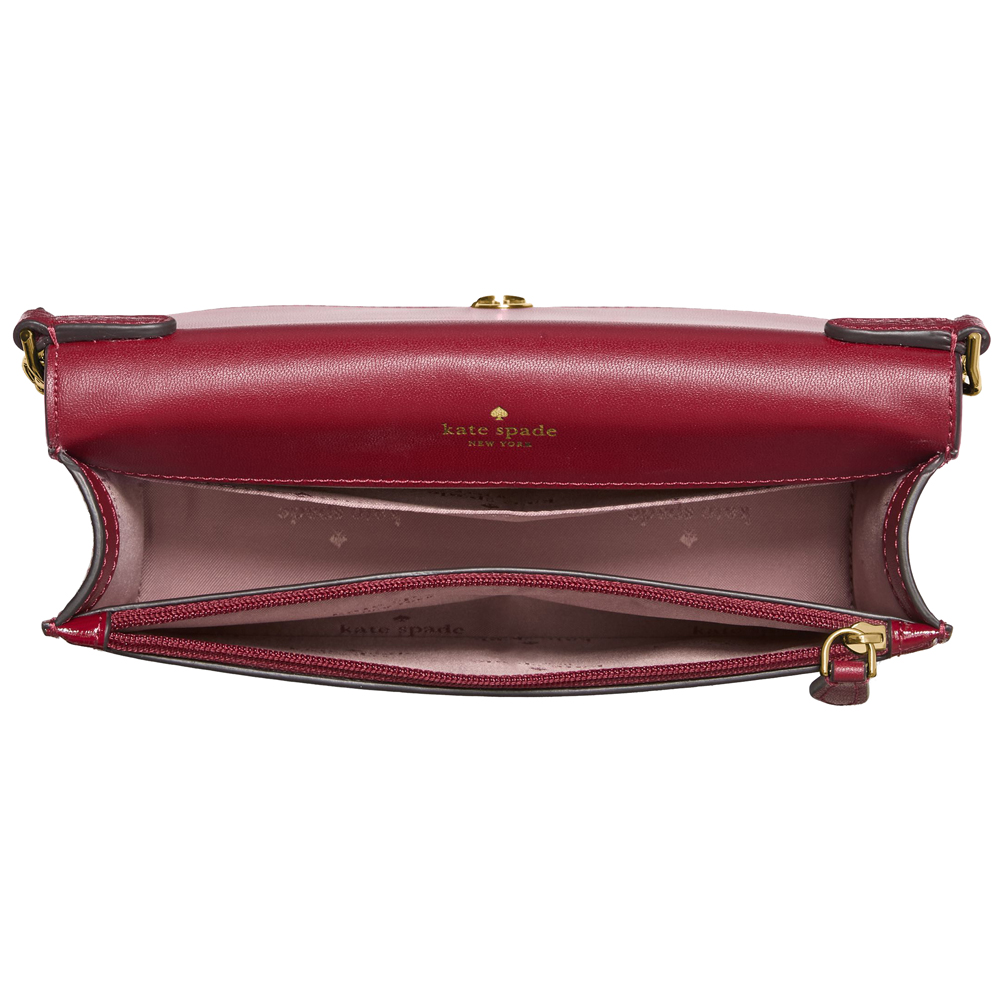 Kate Spade Madison Willow Mini Flap Crossbody Red Jam # KN224