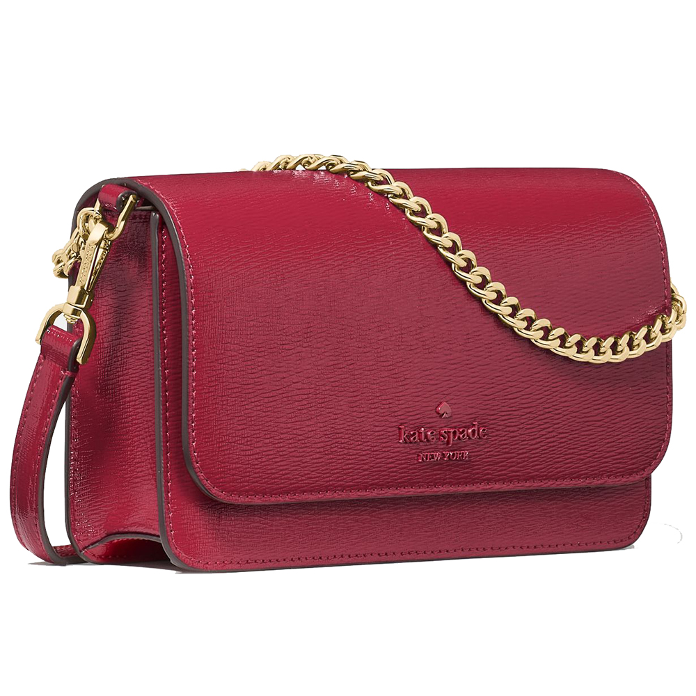 Kate Spade Madison Willow Mini Flap Crossbody Red Jam # KN224