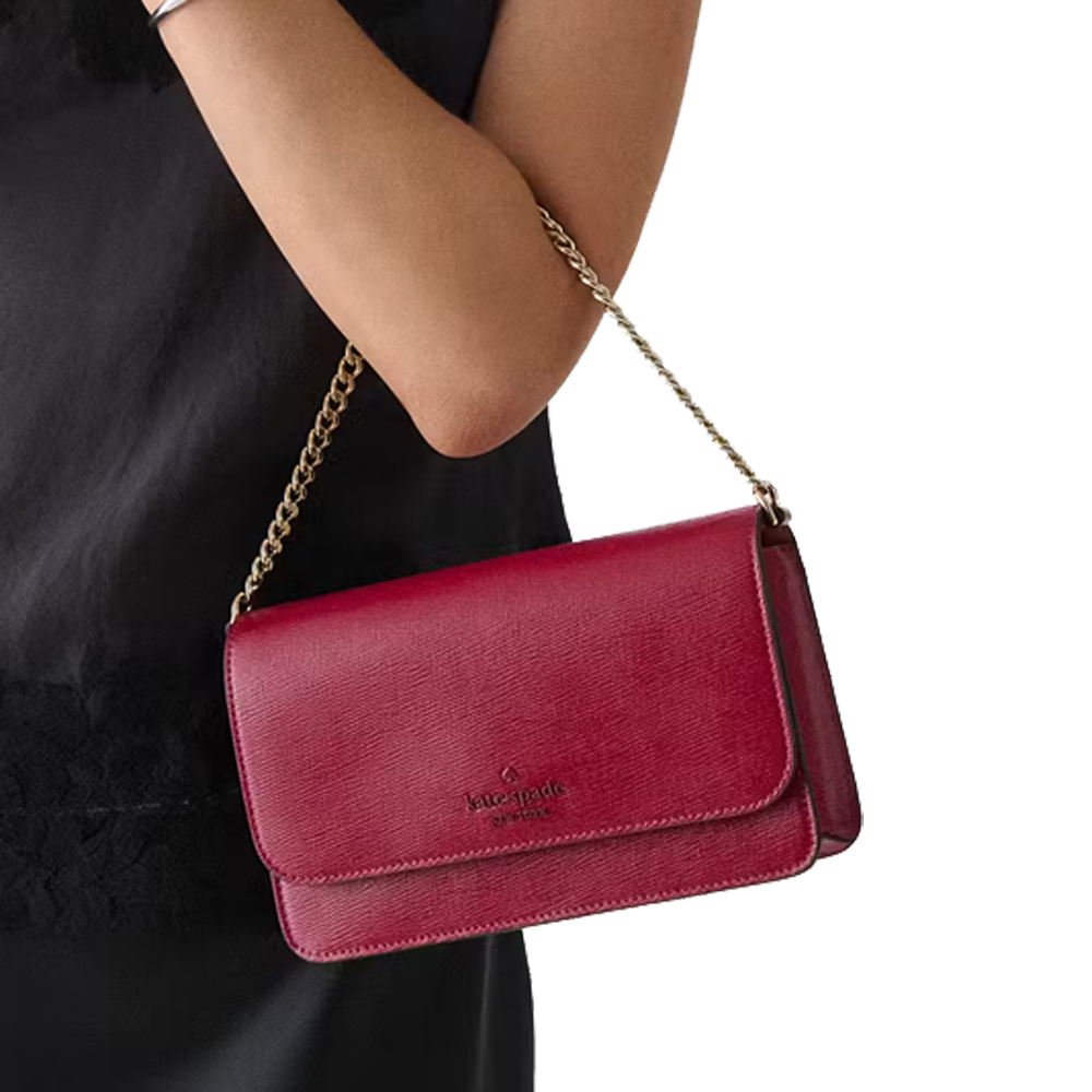 Kate Spade Madison Willow Mini Flap Crossbody Red Jam # KN224