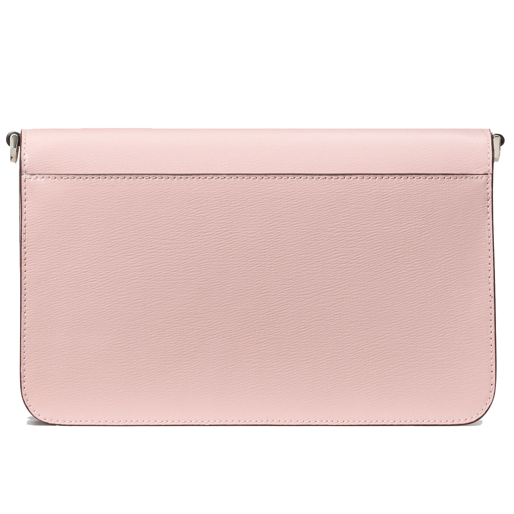 Kate Spade Madison Textured Patent Leather Willow Medium Convertible Crossbody Tutu Pink # KN238