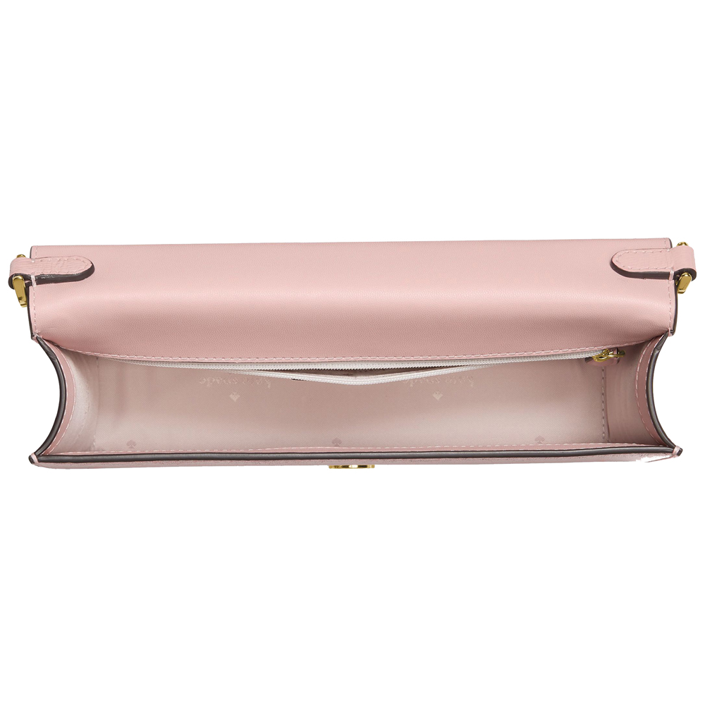 Kate Spade Madison Textured Patent Leather Willow Medium Convertible Crossbody Tutu Pink # KN238