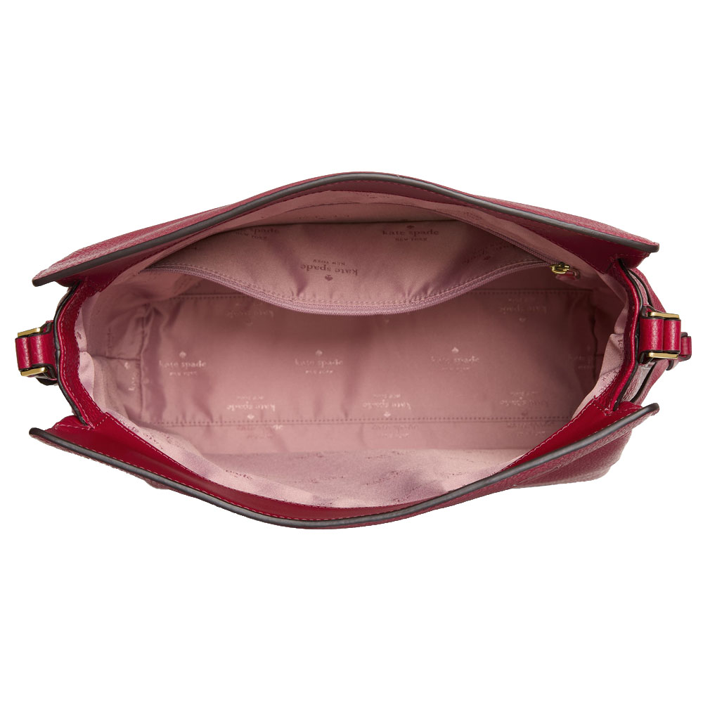 Kate Spade Dumpling Large Shoulder Bag Red Jam # KL013