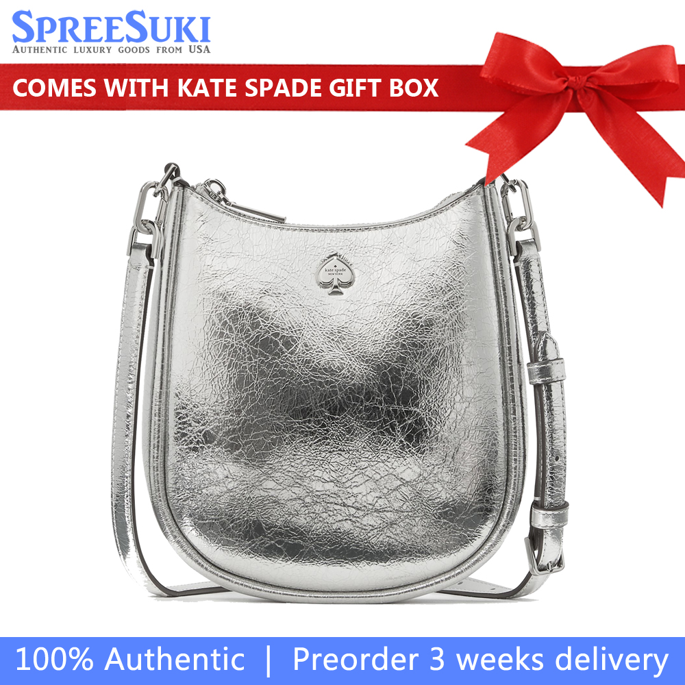 Kate Spade Kayla Small Swingpack Silver # KN229