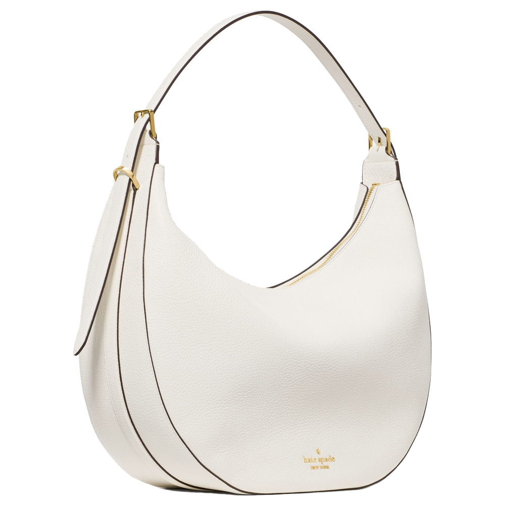 Kate Spade Nova Large Crescent Shoulder Bag Meringue # KM686