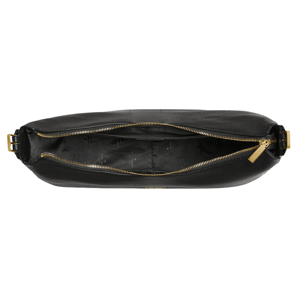 Kate Spade Nova Large Crescent Shoulder Bag Black # KM686