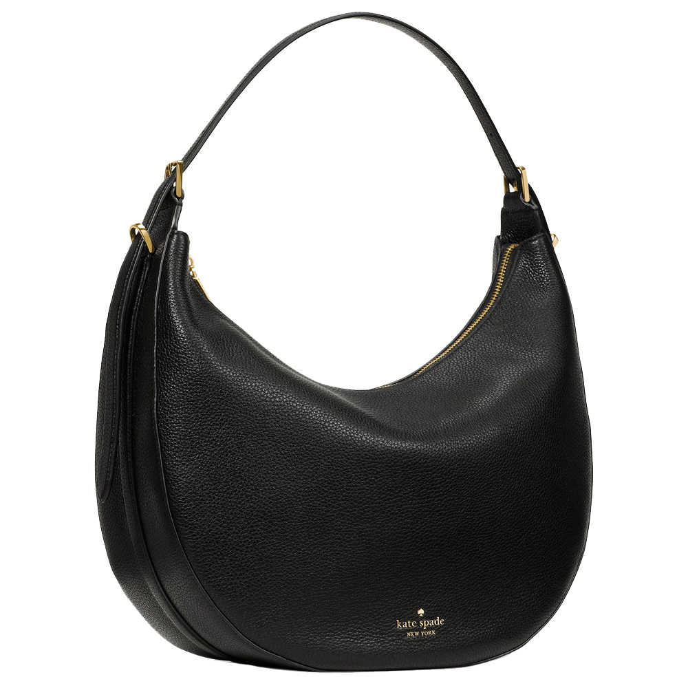 Kate Spade Nova Large Crescent Shoulder Bag Black # KM686