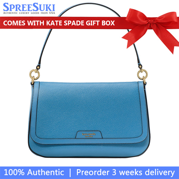 Kate Spade Hudson Convertible Flap Shoulder Bag Back To School Blues # KF860