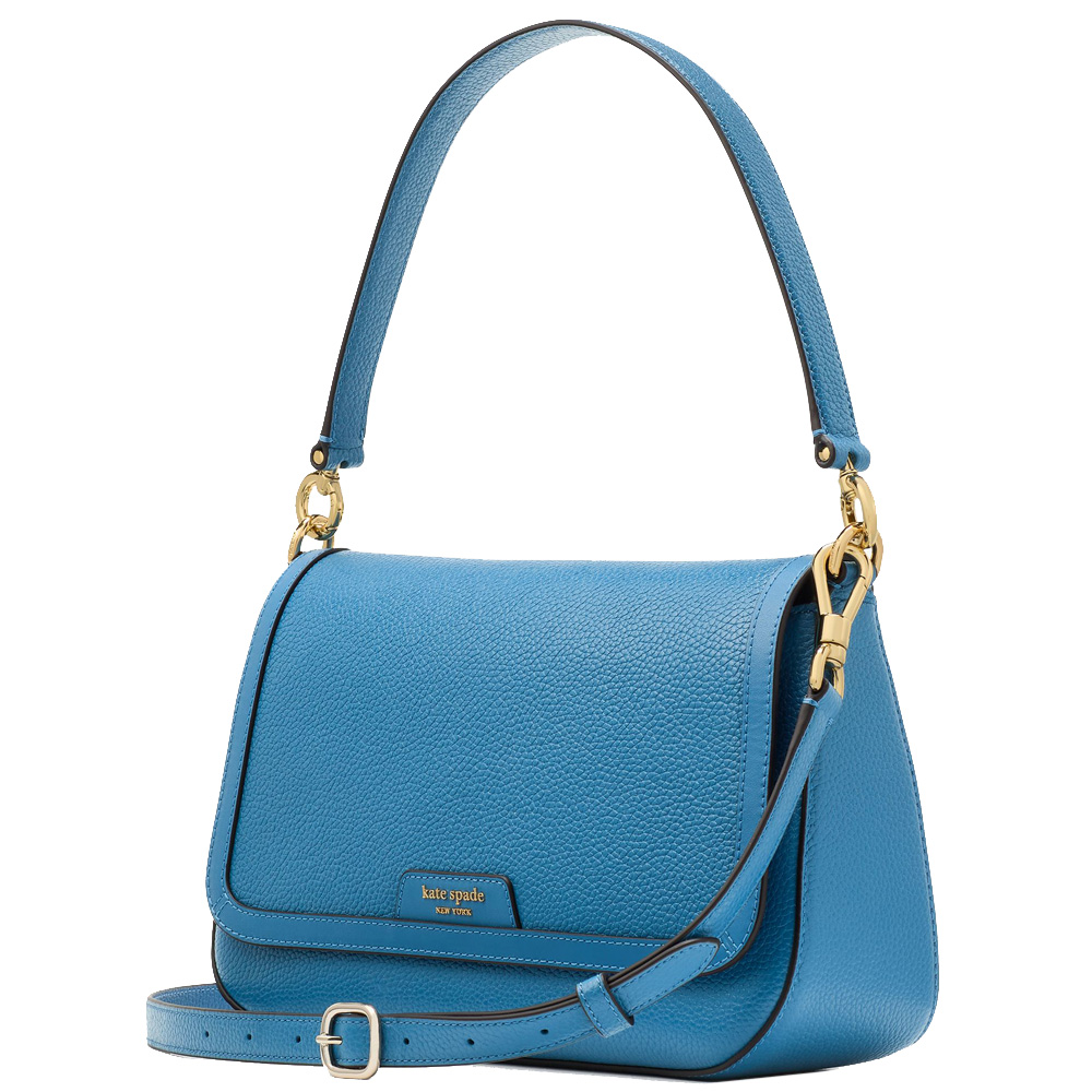 Kate Spade Hudson Convertible Flap Shoulder Bag Back To School Blues # KF860