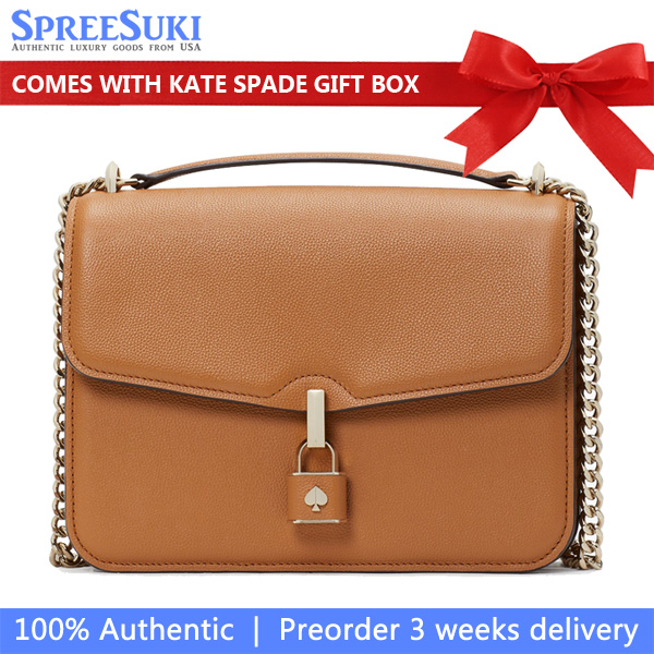 Kate Spade Locket Large Flap Shoulder Bag Bungalow # KE898