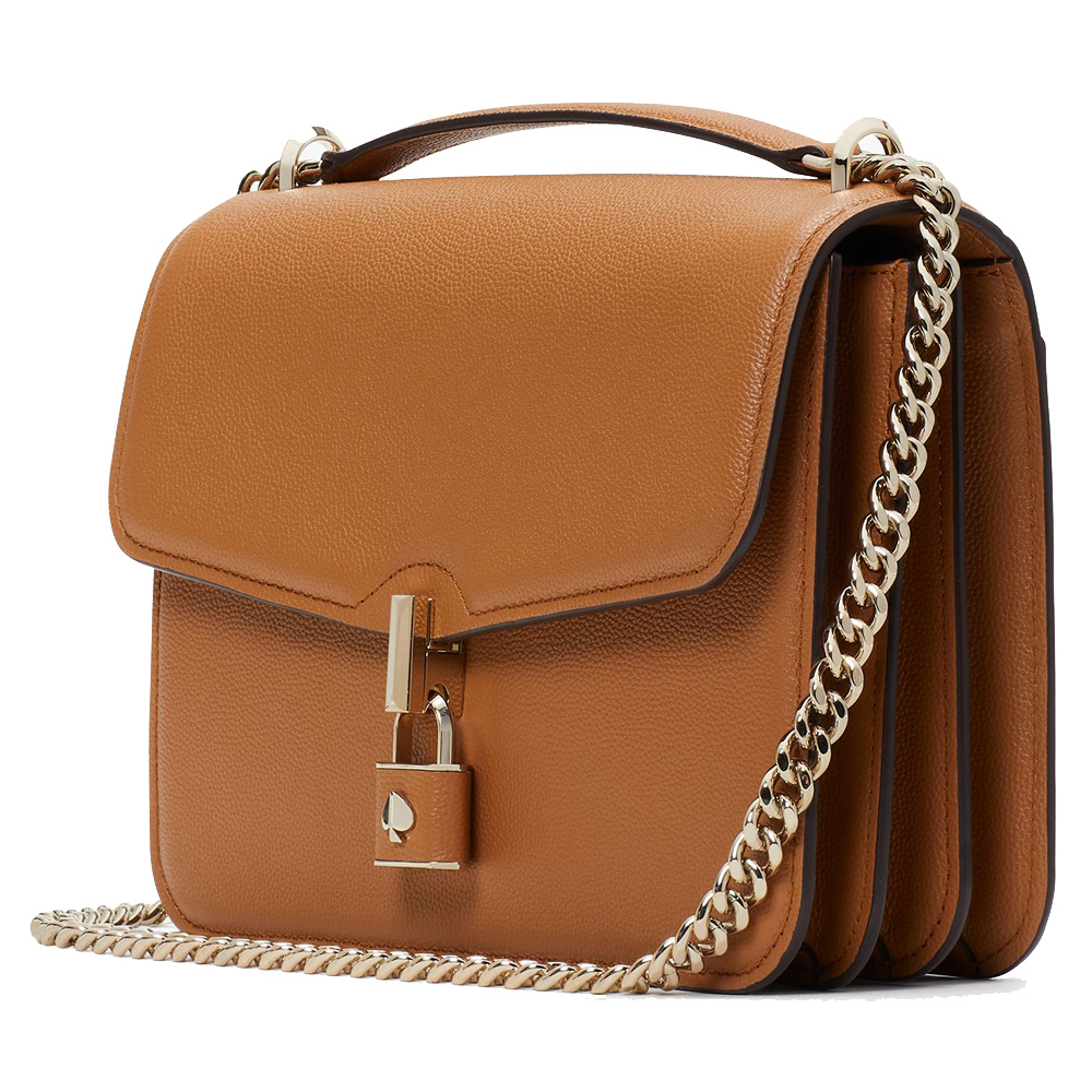 Kate Spade Locket Large Flap Shoulder Bag Bungalow # KE898