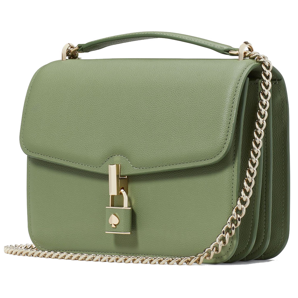 Kate Spade Locket Large Flap Shoulder Bag Romaine # KE898