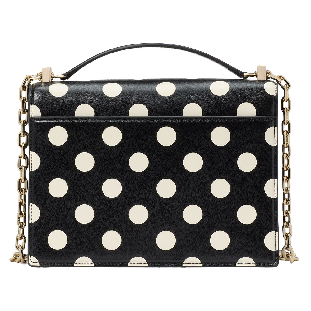 Kate Spade Deco Chain Shoulder Bag Black Multi # KK595