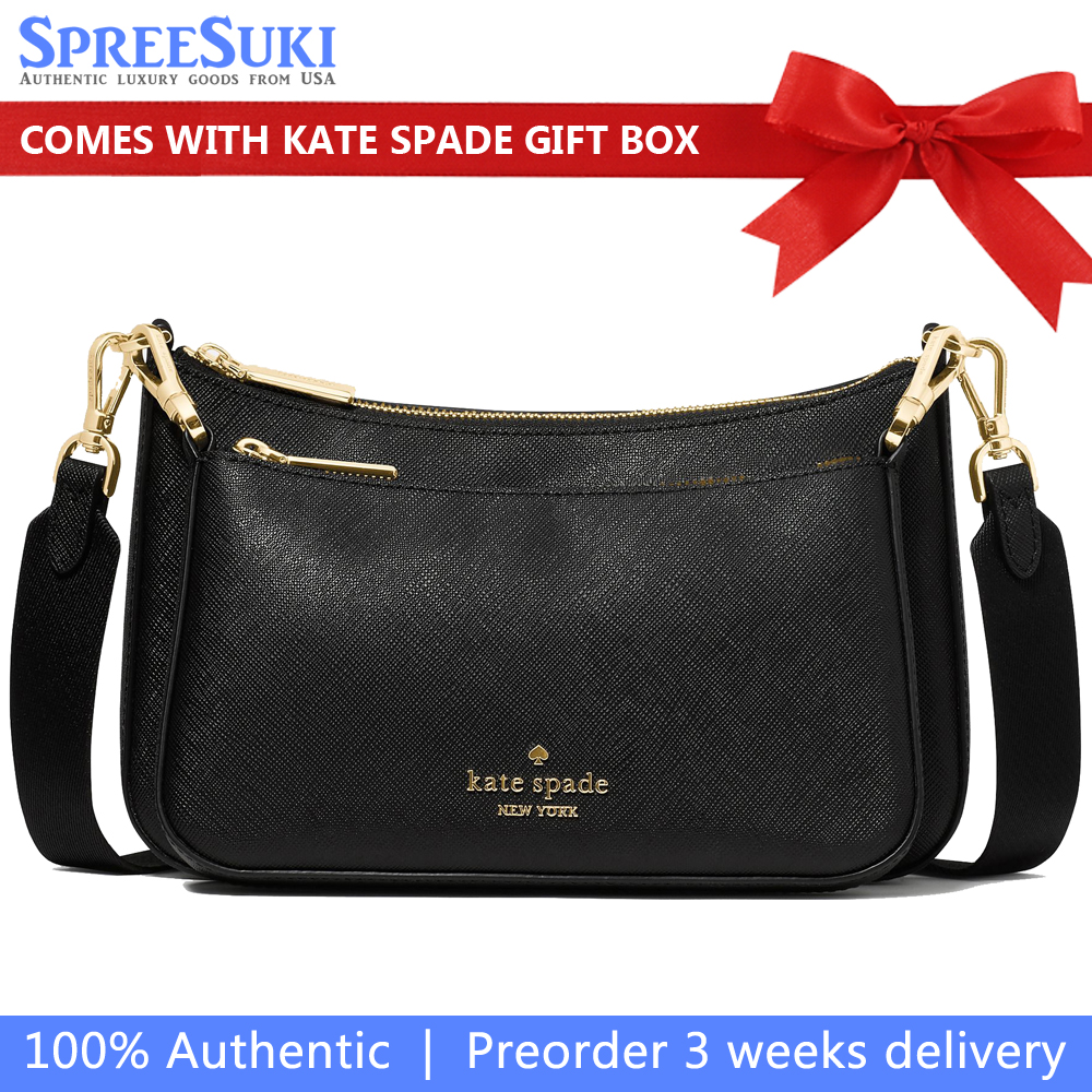 Kate Spade Duet Small Crossbody Black # KM537