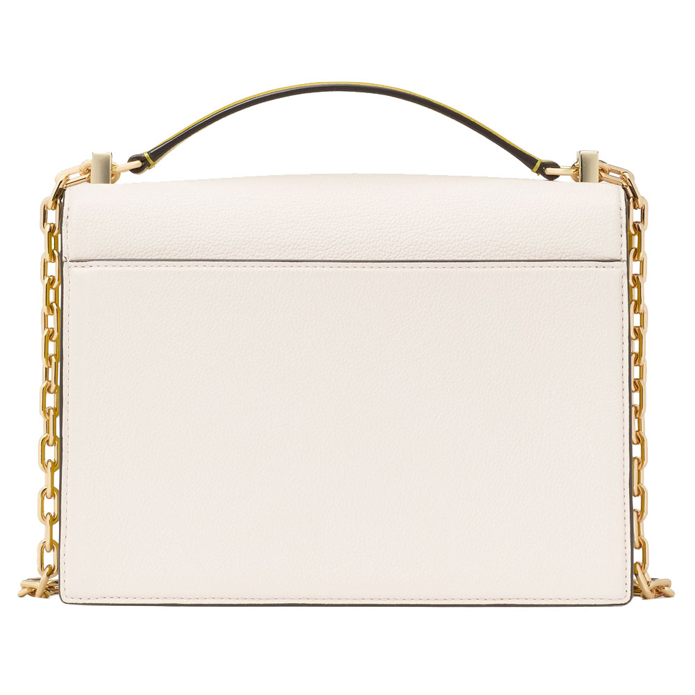 Kate Spade Deco Color-Blocked Chain Shoulder Bag Tigers Eye Multi # KK577