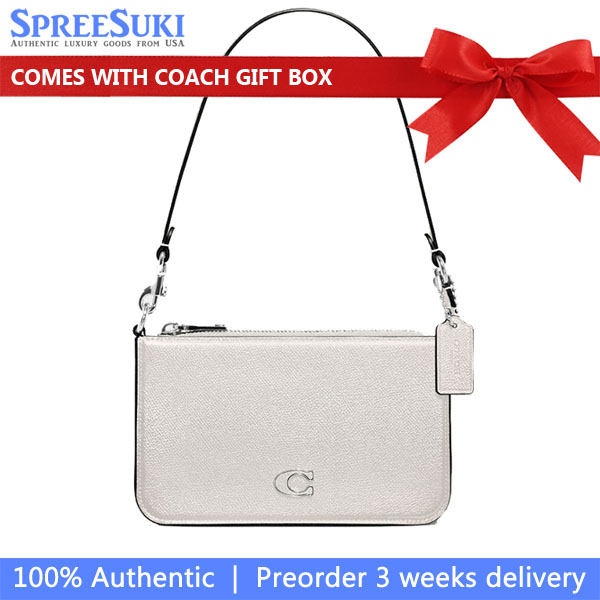 Coach Pouch Bag Chalk # CJ797