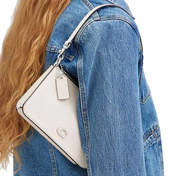 Coach Pouch Bag Chalk # CJ797