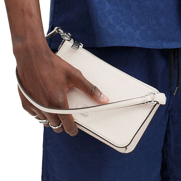 Coach Pouch Bag Chalk # CJ797