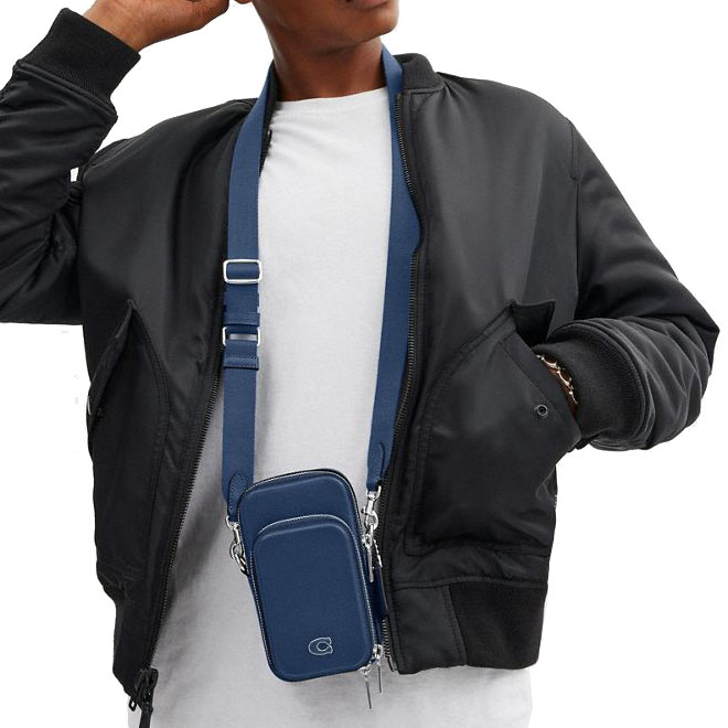 Coach Phone Crossbody Deep Blue # CP272