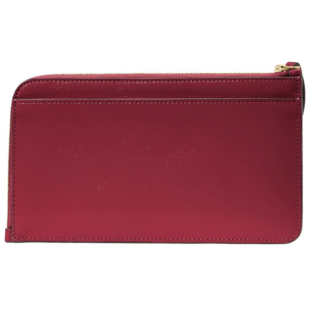 Kate Spade Lucy Medium L-Zip Wristlet Red Jam # KN216