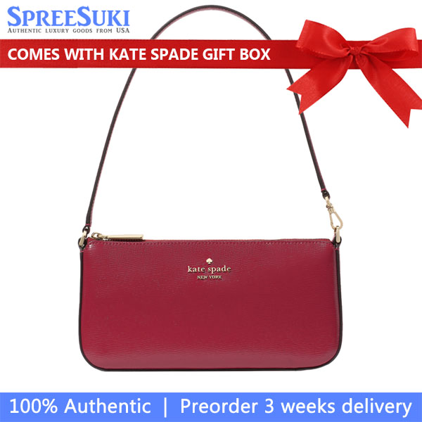 Kate Spade Gemini Convertible Wristlet Red Jam # KN211