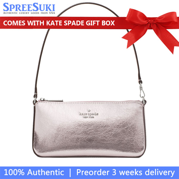 Kate Spade Gemini Metallic Convertible Wristlet Lilac Moonlight # KN210