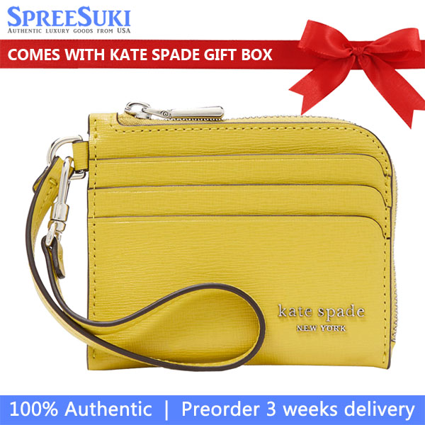 Kate Spade Devin Coin Card Case Wristlet Tigers Eye # KI663