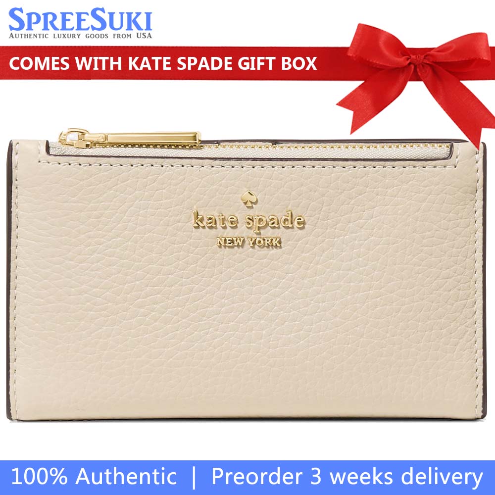 Kate Spade Julia Small Bifold Wallet Light Sand # KM513