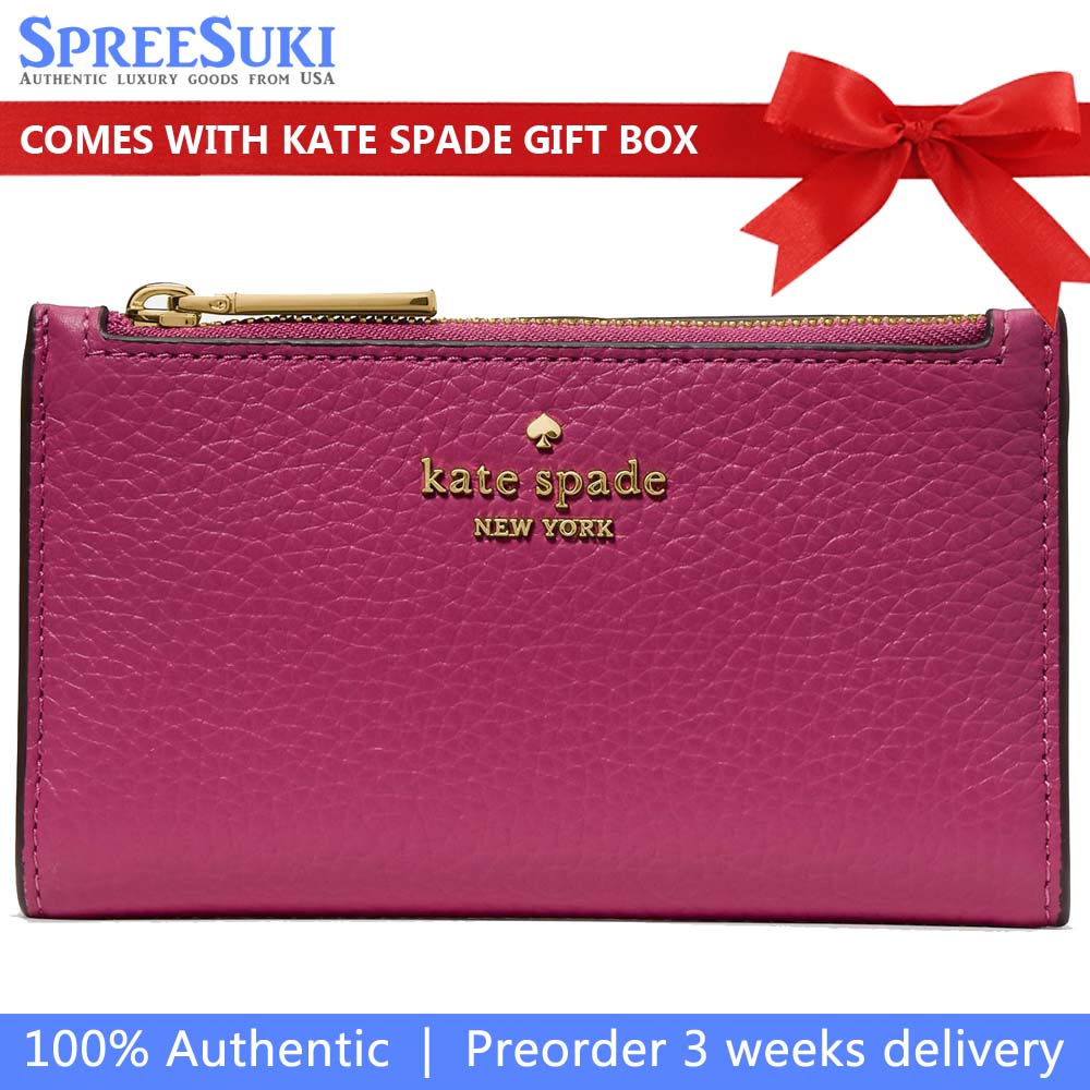 Kate Spade Julia Small Bifold Wallet Nouveau Rose # KM513