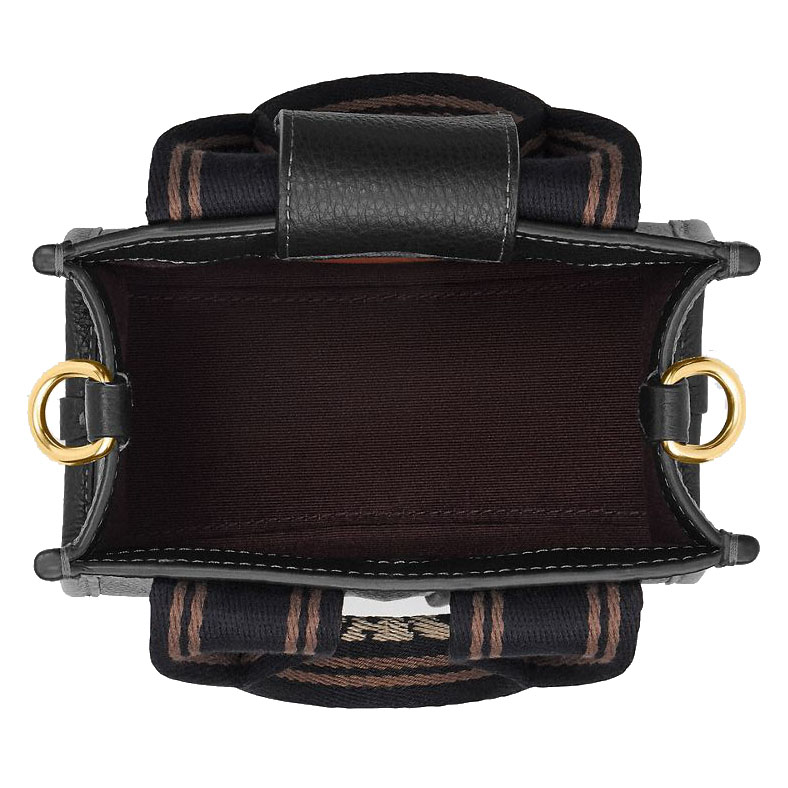 Coach Smith Mini Tote Bag Black Multi # CCF80