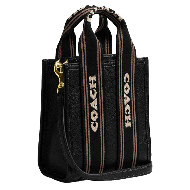 Coach Smith Mini Tote Bag Black Multi # CCF80
