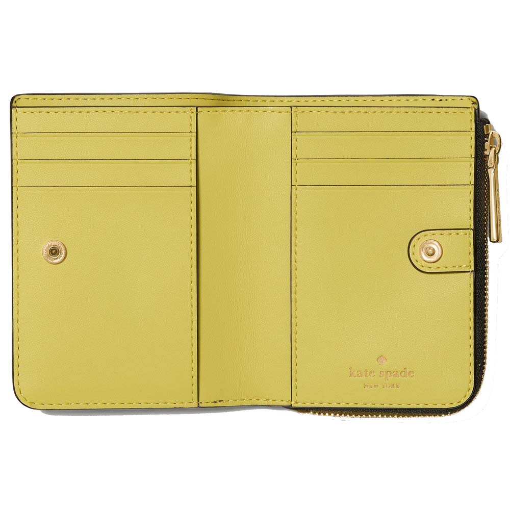Kate Spade Madison Small L-Zip Wallet Black # KM623