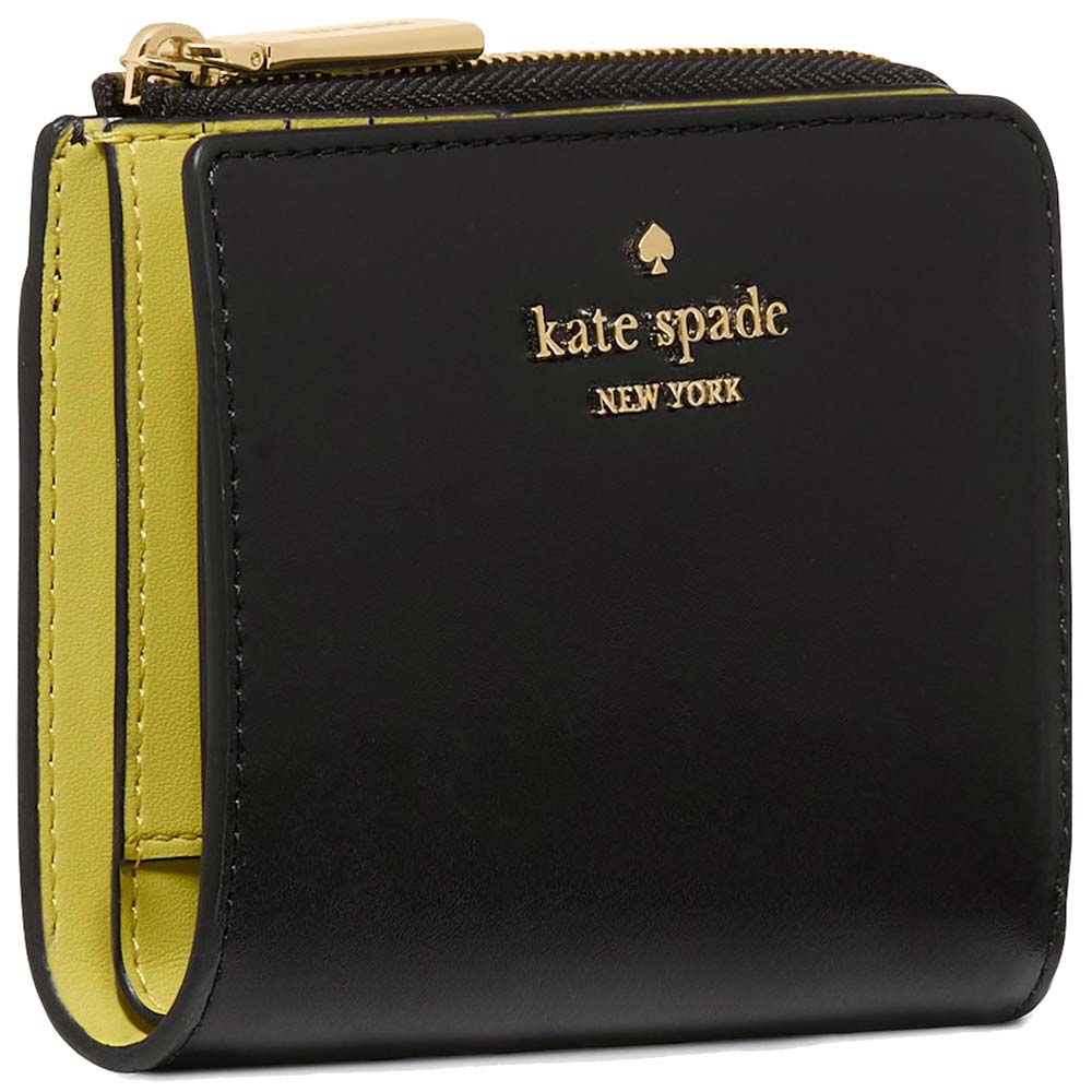 Kate Spade Madison Small L-Zip Wallet Black # KM623