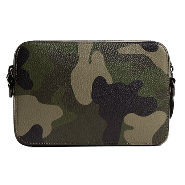 Coach Charter Crossbody Bag 19 With Camo Print And Coach Graphic Camo # CZ007
