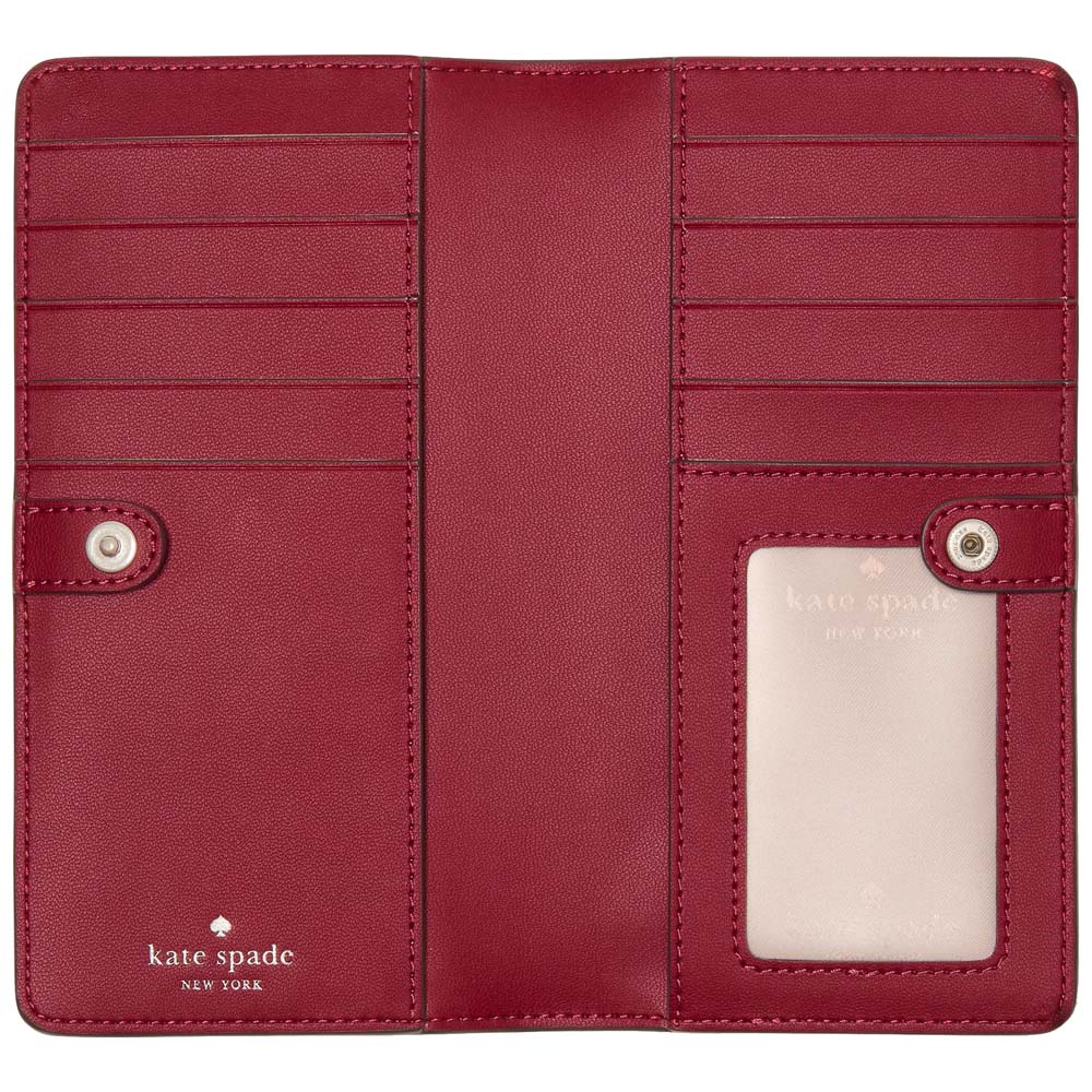 Kate Spade Madison Large Slim Bifold Wallet Tutu Pink # KN228