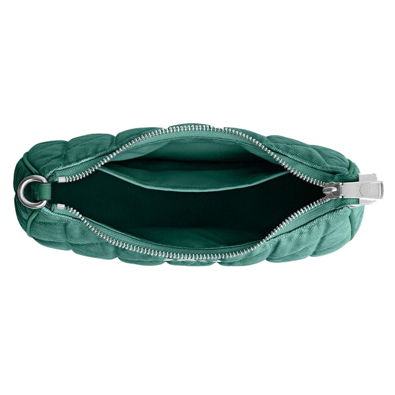 Coach Teri Shoulder Bag Silver Ivy Green # CBG86