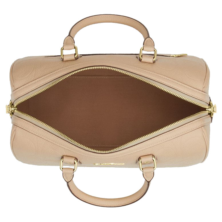 Coach Rowan Large Satchel Bag In Signature Leather Oat # CCD53