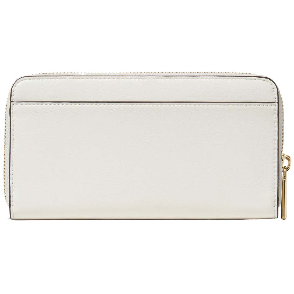 Kate Spade Bridget Crinkle Patent Large Continental Wallet Meringue # KM549