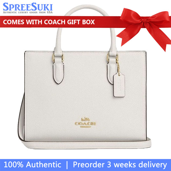 Coach Maggie Small Tote Bag Chalk # CY668