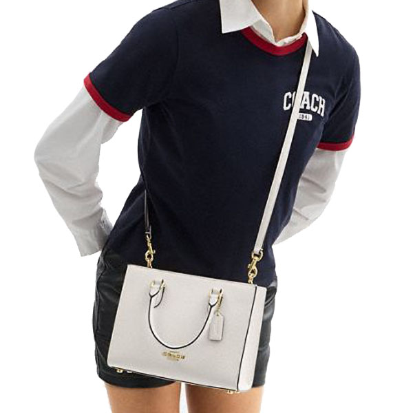 Coach Maggie Small Tote Bag Chalk # CY668