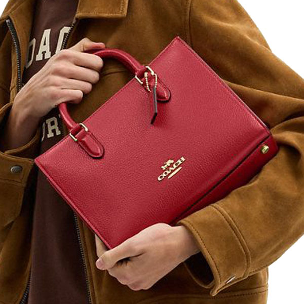 Coach Maggie Small Tote Bag True Red # CY668