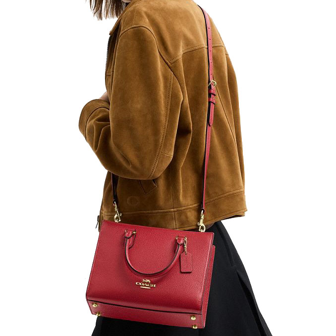 Coach Maggie Small Tote Bag True Red # CY668