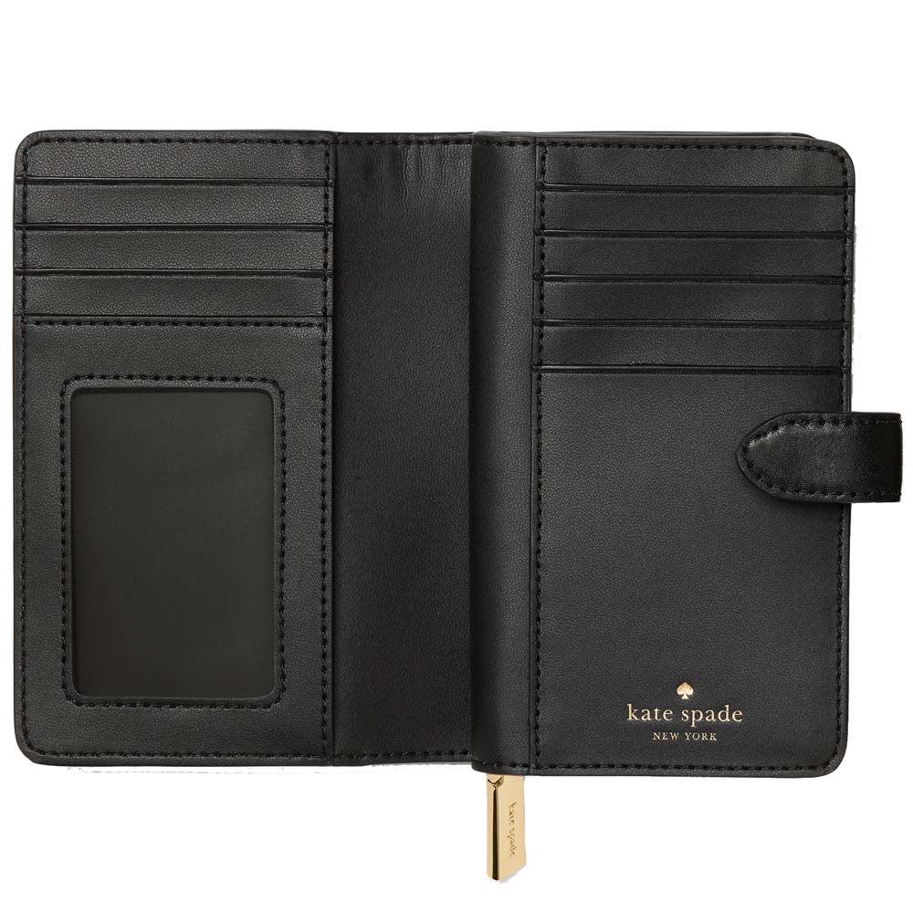 Kate Spade Madison Medium Bifold Wallet Black # KM624