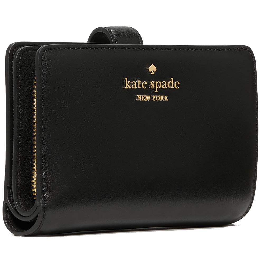 Kate Spade Madison Medium Bifold Wallet Black # KM624