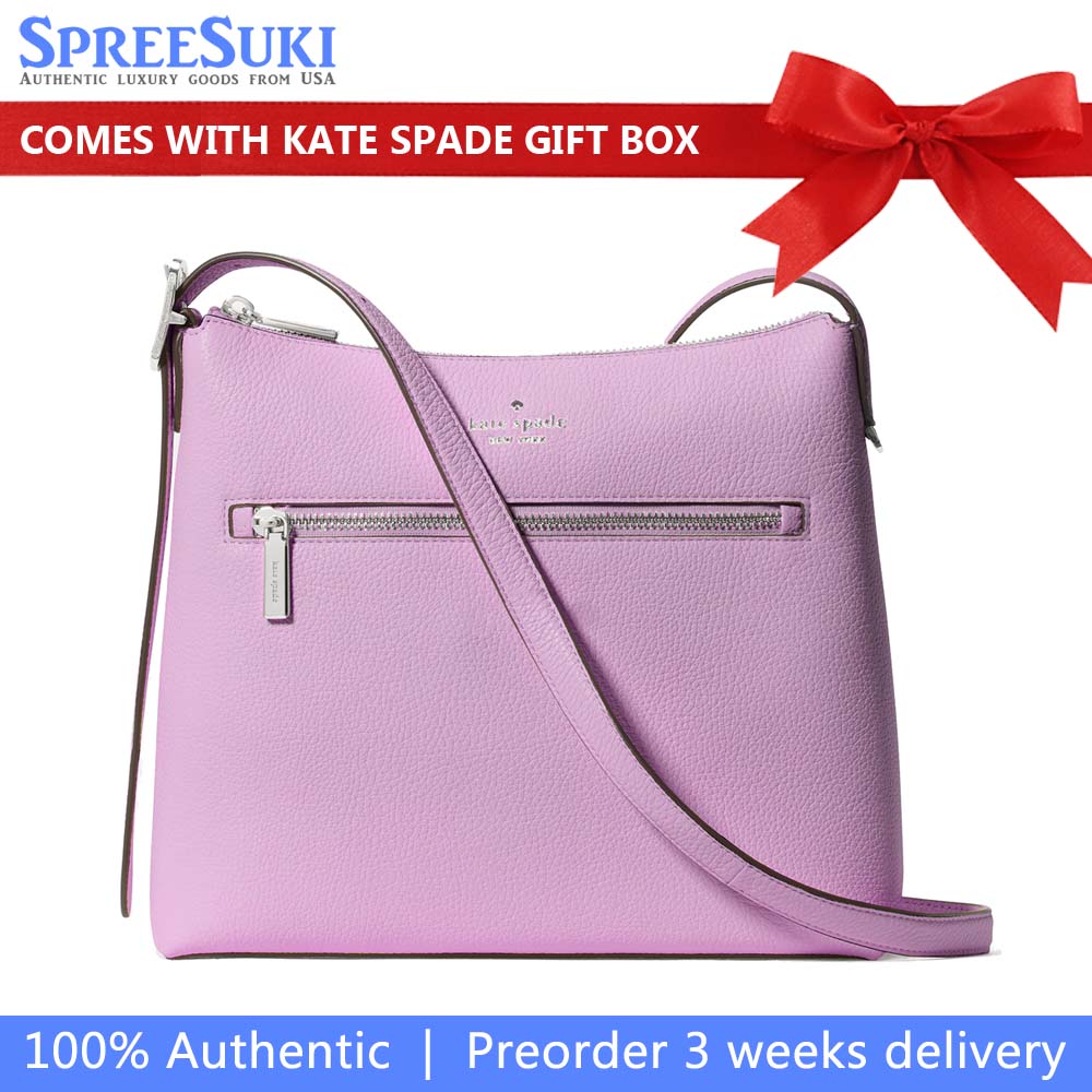 Kate Spade 454 Large Swingpack Buckle Crossbody Wisteria # KM715