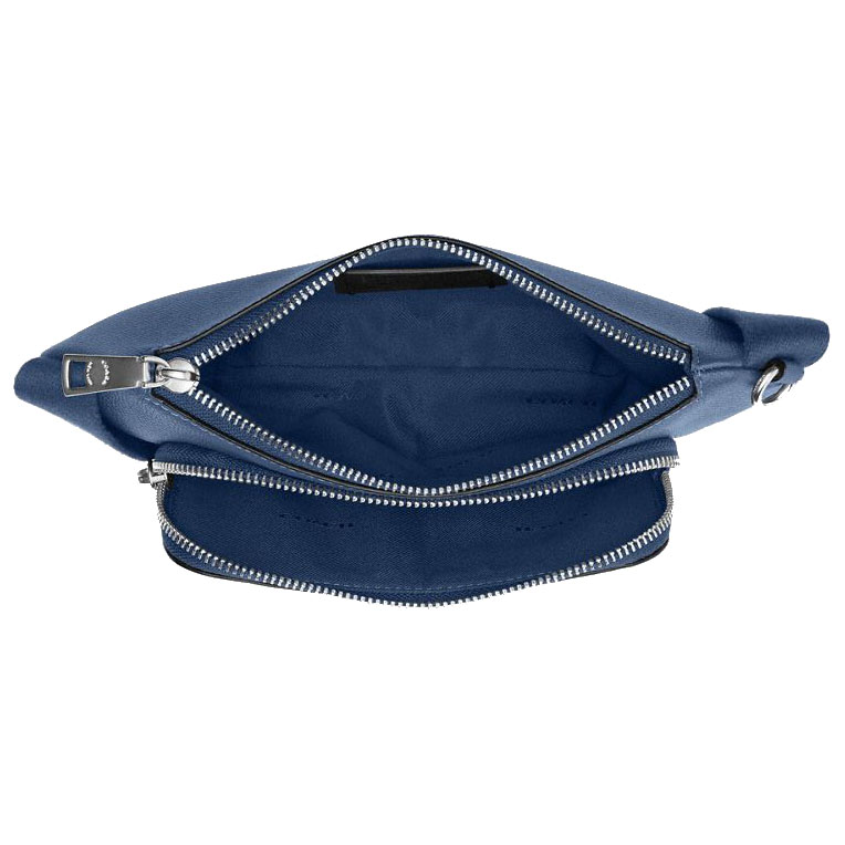 Coach Belt Bag With Signature Canvas Interior Detail Deep Blue # CM334