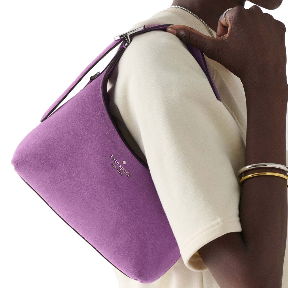 Kate Spade 454 Suede Mini Crossbody Wisteria # KN427